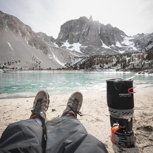 Fire-Maple "Fixed Star 1" Backpacking and Camping Stove System | Outdoor Propane Cooking Gear | Portable Pot/Jet Burner Set | Ideal for Hiking, Trekking, Fishing, Hunting Trips and Emergency Use