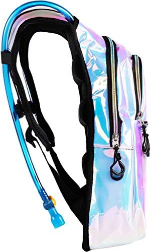 Sojourner Hydration Pack, Hydration Backpack - Water Backpack with 2l Hydration Bladder, Festival Essential - Rave Hydration Pack Hydropack Hydro for Hiking, Running, Biking, Festival Gear