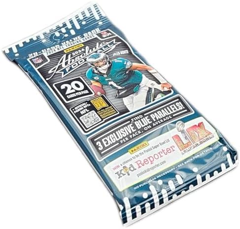 2024 Panini Absolute Football NFL 20 Card Jumbo Value Trading Card Pack