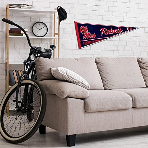 Rico Industries NCAA Classic 12" x 30" Felt Wall Décor Pennant - Great for Home/Bed Room/Man Cave Décor
