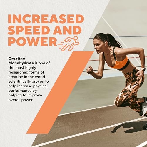 Myprotein Creatine Monohydrate Powder, 0.5 Lb (50 Servings) Pure Unflavored Creatine Powder, Post/Pre Workout Supplement for All Sports & Exercises