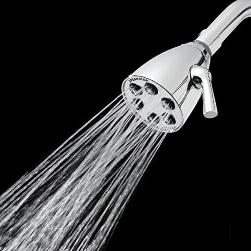 Speakman S-2252 Signature Icon Anystream Adjustable High Pressure Shower Head-2.5 GPM Solid Brass Replacement Bathroom Showerhead, Polished Chrome Finish