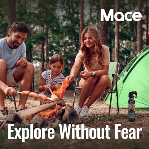 Mace Brand Guard Alaska Bear Deterrent Self Defense Spray, 9.17 oz, 20 Feet Range, Max Strength 20% OC Wildlife Safe Formula, Essential for Outdoors, Hiking, Camping, & Hunting