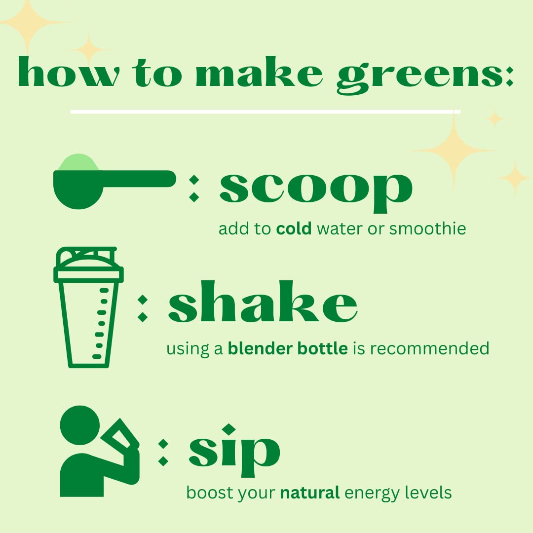 Biopharma Scientific NanoGreens: Greens Superfood Fruit & Vegetable Powder for Digestive Health & Immunity with Spirulina, Chlorella, Kale, Spinach, Plant Based, Green Apple Flavor, 30 Servings