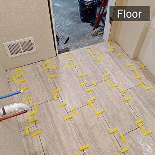 DGSL Tile Leveling System with Tile Plier - 300-Piece Tile Spacers Clips and 100-Piece Reusable Wedges - Tile Tools Set for Stone Installation (1/16 Inch Tile Spacers)