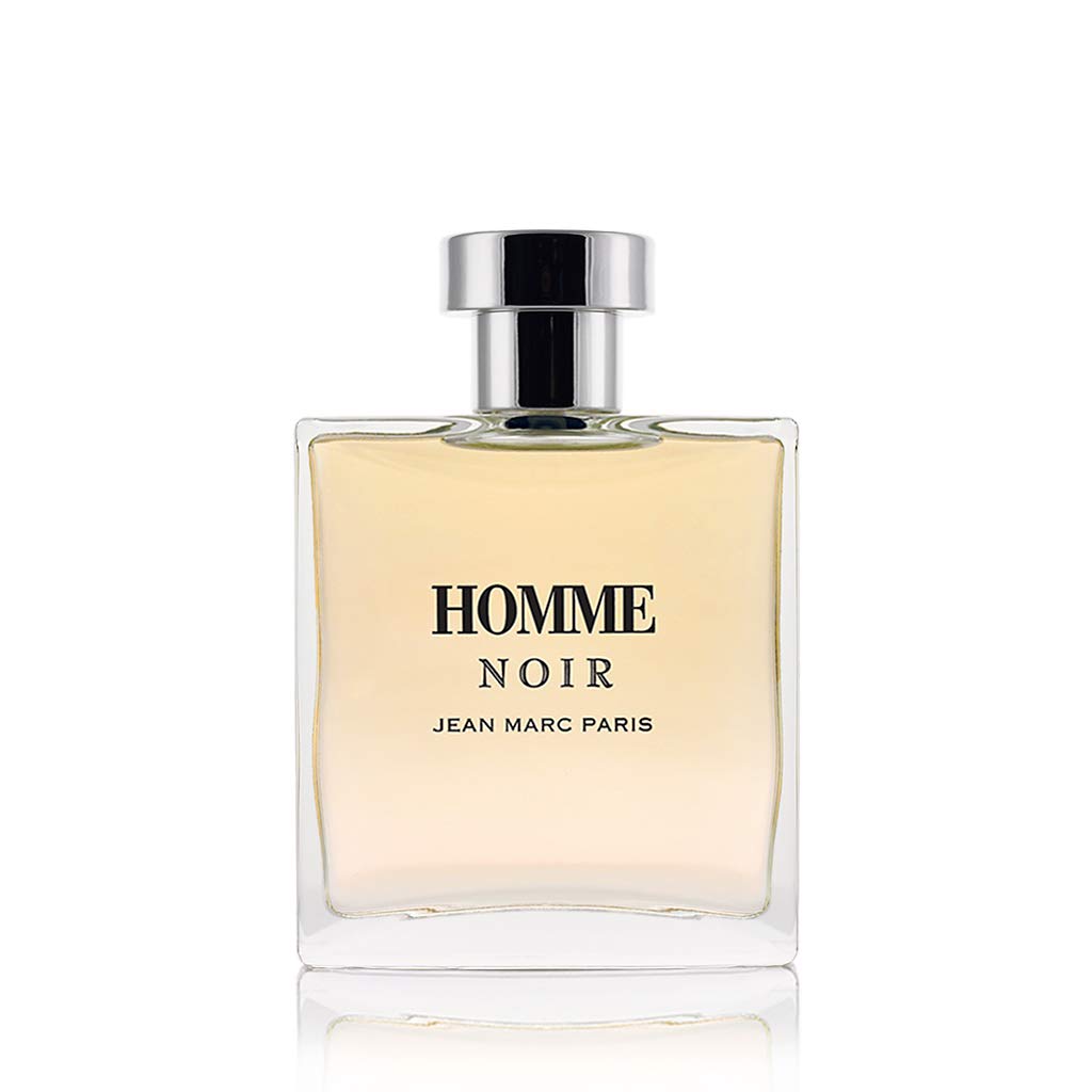 Jean Marc Paris Homme Noir Eau de Toilette Spray 100ml, Men's Cologne, 3.4 fl. oz., Woody Cologne, Notes of Grapefruit, Tobacco, and Tonka Bean