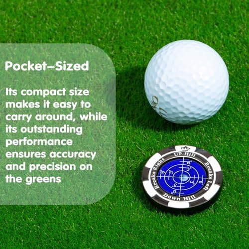 SlopeMaster ProGreen Reader - Golf Ball Marker with High Precision Green Reading Aid Golf Accessories for Men Women