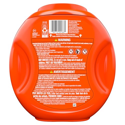 Tide PODS Liquid Laundry Detergent Soap Pacs, HE Compatible, Powerful 3-in-1 Clean in one Step, Built in Stain Removers, Spring Meadow Scent, 76 Count
