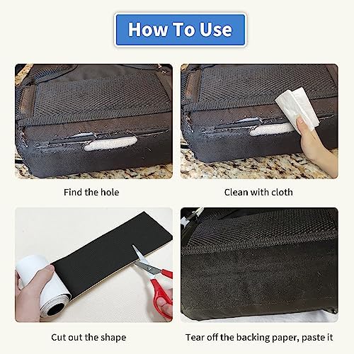 KING MOUNTAIN Canvas Repair Tape,Outdoor Gear Patch, 4×63 Inches,Waterproof,Self-Adhesive for Repairing Boat Covers,Sun Shades,Sofas,Tents,Lounge Chairs,Awnings (Off White)