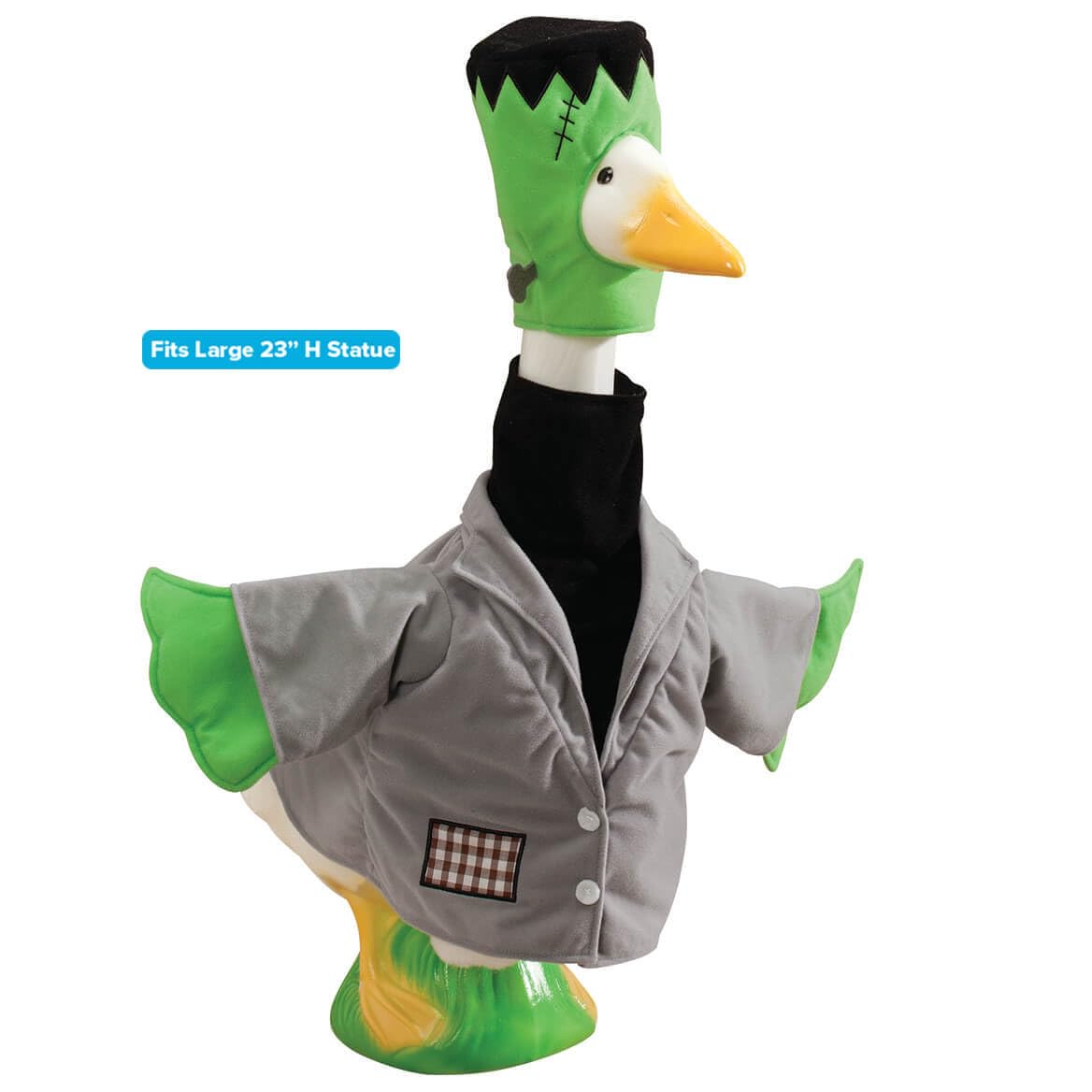 Gaggleville Frankenstein Goose Outfit, Fits 23" H Large Porch Goose by Fox Valley Traders