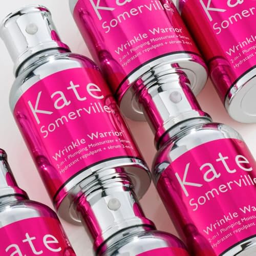 Kate Somerville Wrinkle Warrior | 2-In-1 Plumping Moisturizer + Face Serum | Instantly Hydrates & Smooths Skin | 1.7 Fl Oz