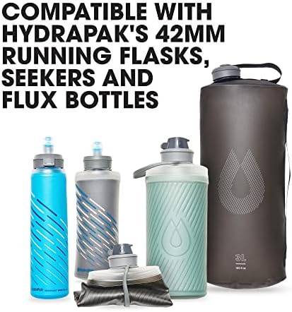 HydraPak 42mm Filter Cap - Water Filtration Accessory - Fast Flow - Perfect for Hiking, Endurance Sports, Camping, Travel, and Emergency Preparedness