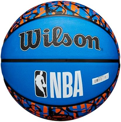 WILSON NBA Team Graffiti Basketballs - Size 7-29.5"