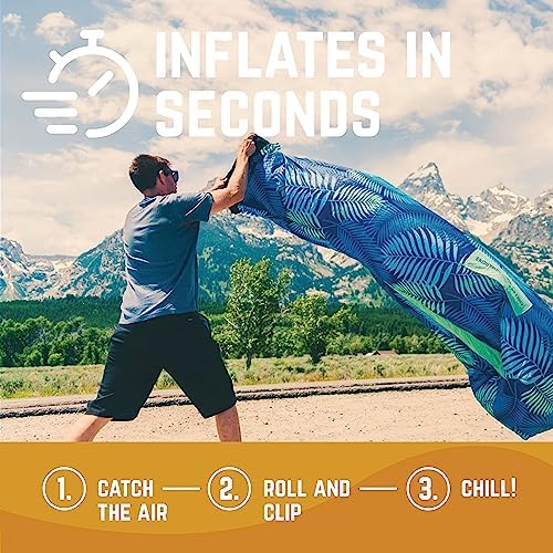 Chillbo Inflatable Couch – Cool Inflatable Chair. Upgrade Your Camping Accessories. Easy Setup is Perfect for Hiking Gear, Beach Chair and Music Festivals.