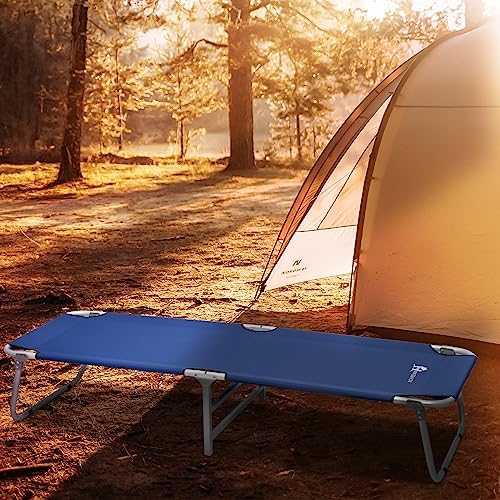 Magshion Portable Military Fold Up Camping Bed Cot + Free Storage Bag- 7 Colors