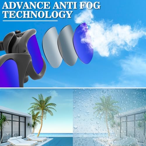 WIN.MAX Polarized Swimming Goggles Swim Pool Goggles Anti Fog Anti UV No Leakage Clear Vision for Men Women Adults Teenagers