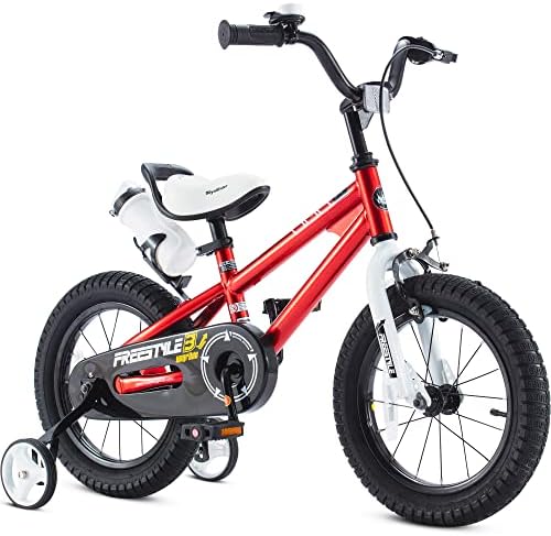 RoyalBaby Kids Bike EZ Freestyle Training Free Balance to Pedal Easy Learning Bicycle, 12-18 Inch for Toddlers to Big Kids