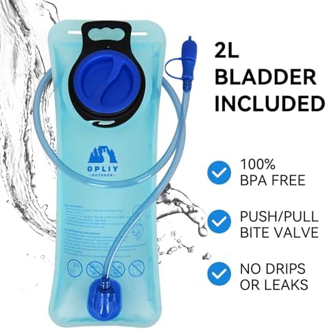 Hydration Pack,Hydration Backpack with 2L Hydration Bladder Lightweight Running Water Backpack for Women Men
