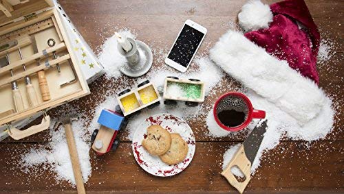 Barnie's Santa's White Christmas Coffee Pods Compatible with Keurig Brewers - A Festive Holiday Coffee Blend of Coconut, Vanilla, and Caramel Flavors - 48 count