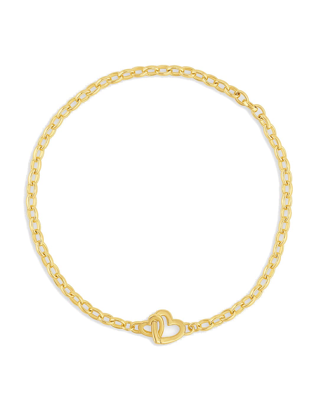 gorjana - Parker Heart Mini Bracelet 7 1/4" - 18k Gold Plated for Women