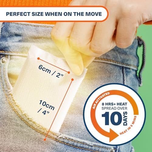 Bramble Hand Warmers Disposable Bulk Up to 10 Hours of Heat for Cold Weather, Ski, Camping & Outdoor Activities | Air Activated Instant Heat Packs for Body, Feet, Adult & Kids