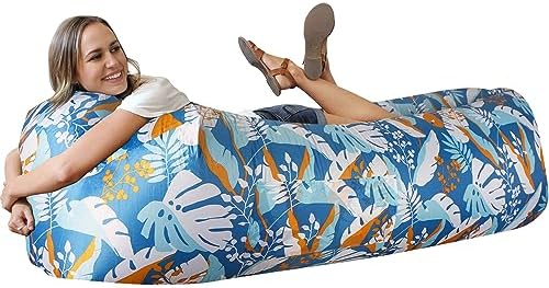 WEKAPO Inflatable Lounger Air Sofa Hammock-Portable,Water Proof& Anti-Air Leaking Design-Ideal Couch for Backyard Beach Traveling Camping Picnics & Music Festivals