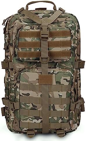 REEBOW GEAR Tactical Backpack for Men Military Tactical Bag Pack Army Molle Survival Bags Backpacks Comouflage