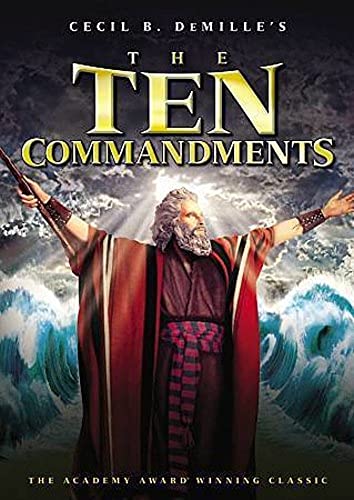 Ben Hur & The Ten Commandments Charlton Heston Double Feature 2 DVD Set Includes Bonus Ark of The Covenants Art Card