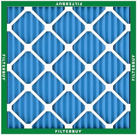 Filterbuy 14x14x1 Air Filter MERV 13 Optimal Defense (4-Pack), Pleated HVAC AC Furnace Air Filters Replacement (Actual Size: 13.75 x 13.75 x 0.75 Inches)