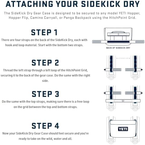 YETI Sidekick Dry Waterproof Gear Case and Bag Accessory