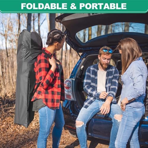 LILYPELLE Folding Camping Cot, Heavy Duty Sleeping Cots with Carry Bag, Double Layer Oxford Portable Travel Camp Cots for Home, Office Nap and Outdoor Beach