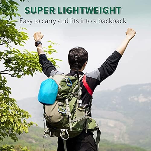 SZHLUX Camping Hammock Double & Single Portable Hammocks with 2 Tree Straps, Great for Hiking,Backpacking,Hunting,Outdoor,Beach,Camping