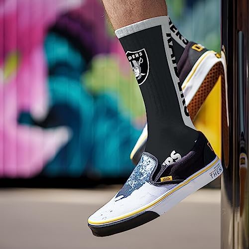 For Bare Feet MVP Crew Sock NFL Large