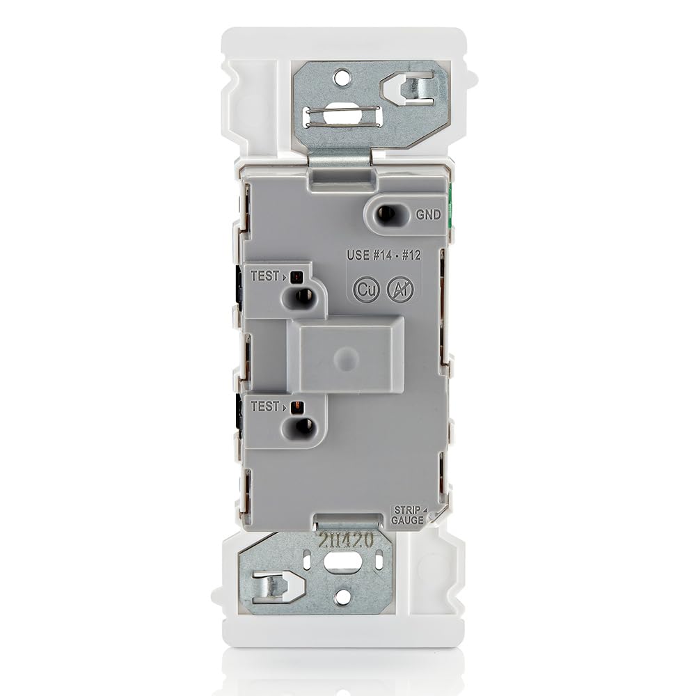 Leviton Lever Edge 15 Amp Single Pole Rocker Switch,E5601-MW,White,(Pack of 40)