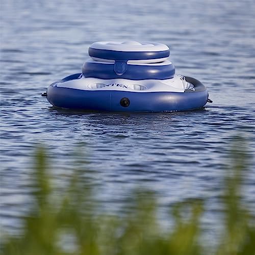INTEX 56822EP Mega Chill Inflatable Cooler: Removable Ice Chest – 5 Built-in Cup Holders – 2 Durable Handles – Easy-To-Use Connectors – River Run Compatability