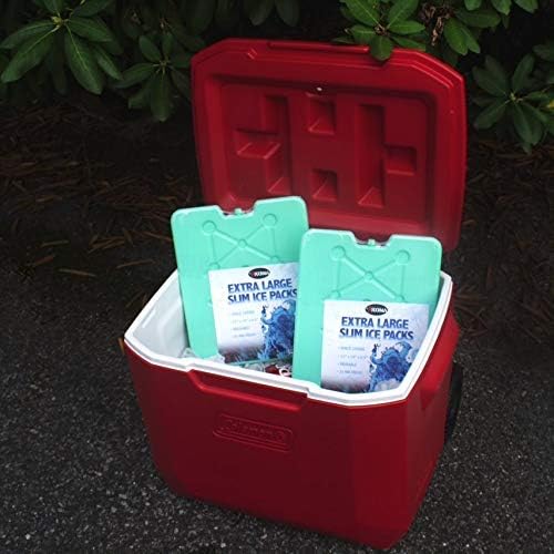 Kona XL Large Cooler Ice Pack - Reusable Long Lasting Dry Ice Packs, 10x13 Inch, 25 Min Freeze