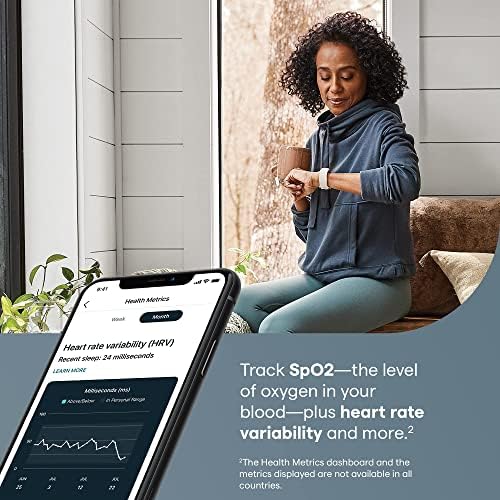 Fitbit Charge 5 Advanced Fitness, Health Tracker with Built-in GPS, Stress Management Tools, Sleep Tracking, 24/7 Heart Rate & More, Steel Blue (Renewed)