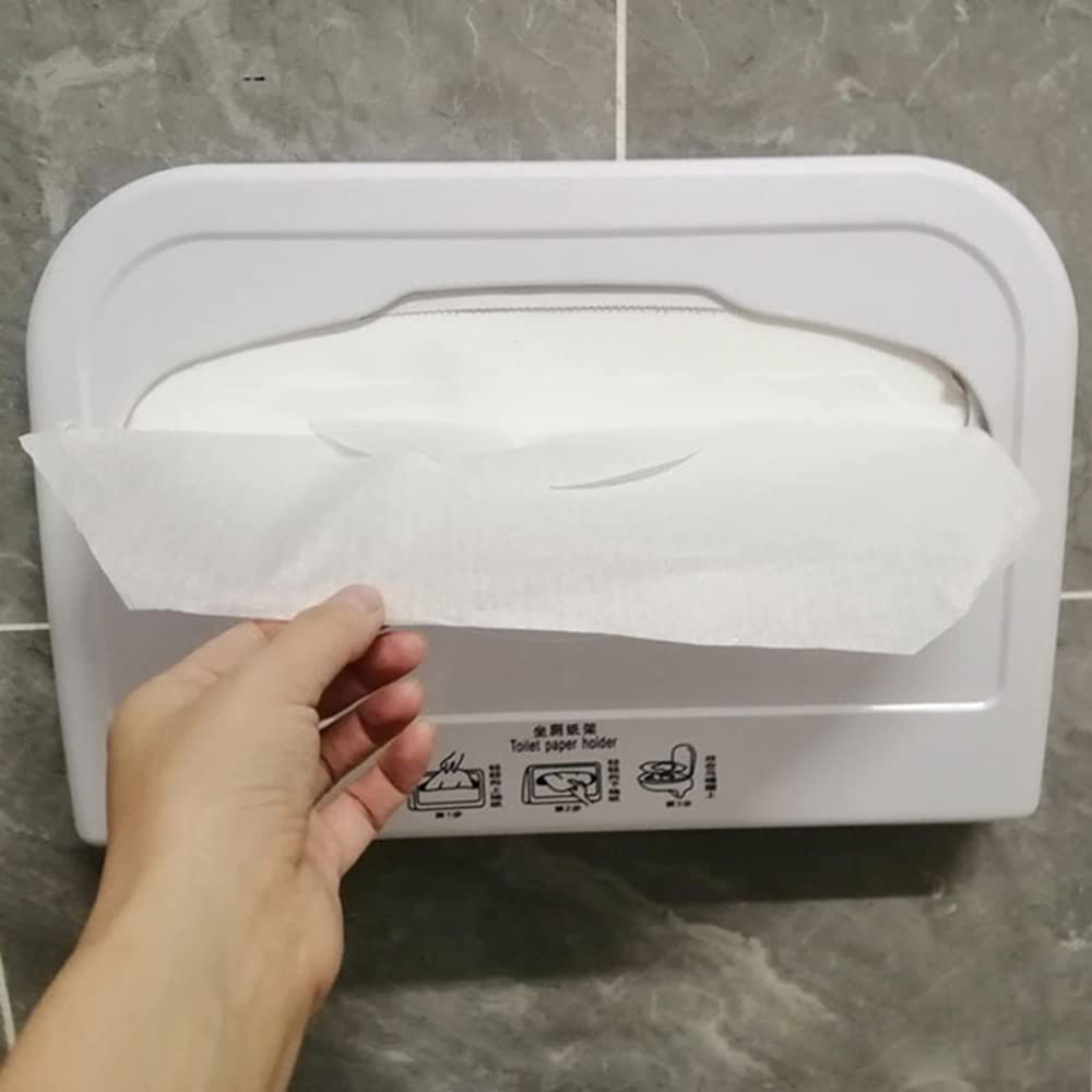 Greenour Disposable Toilet Seat Cover Flushable and Biodegradable Paper Toilet Seat Cover for Adults and Kids, Great for Hotel, Business and Commercial-4 Packs of 250