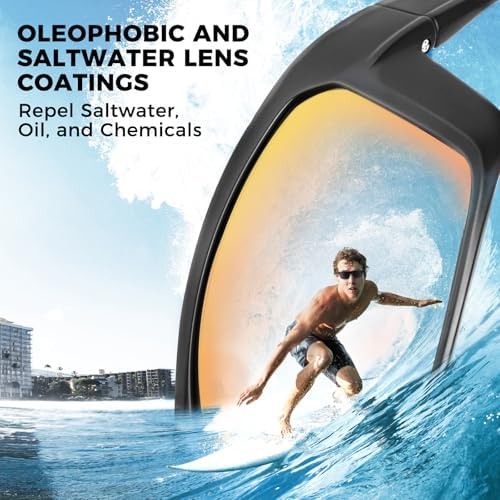 KastKing Huzzah Polarized Sport Sunglasses for Men and Women, Ideal for Driving Fishing Cycling and Running,UV Protection