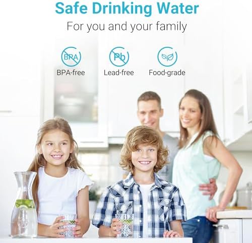 Replacement for All Waterdrop Pitcher and Dispenser Filtration Systems, Fits Waterdrop WD-PF-01A Plus, Reduces PFAS, PFOA/PFOS, Chlorine, Last Up to 200 Gallons (Pack of 2), AQUA CREST