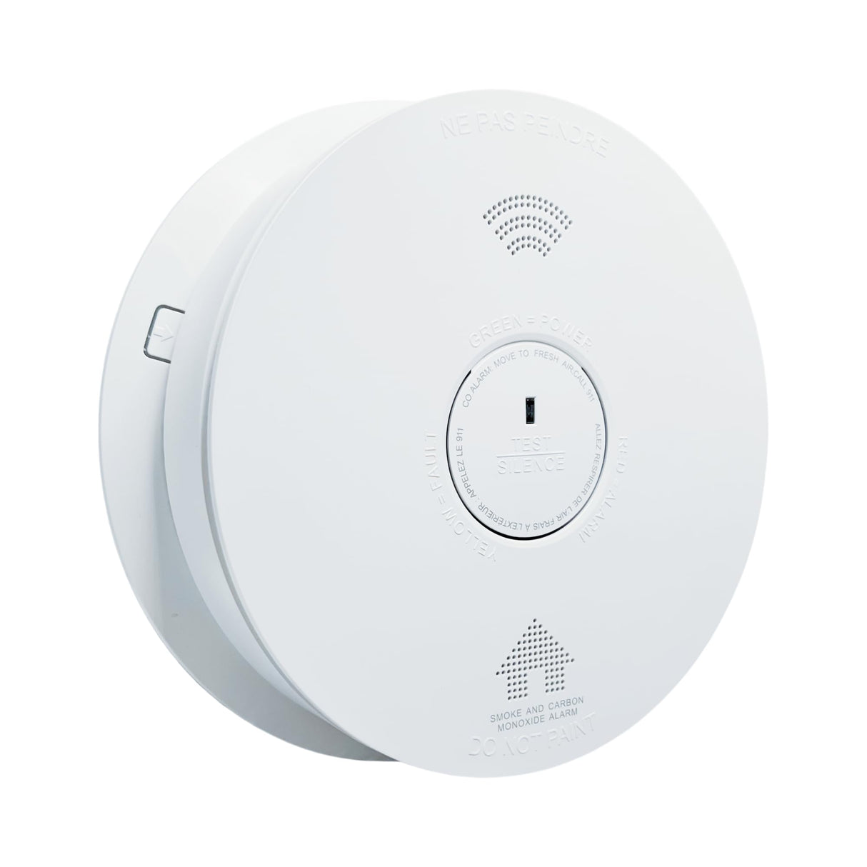 AH Lighting AH886F Combo Smoke & Carbon Monoxide Alarm, Voice Alarm System, Interconnect Hardwired, Combo Alarm, 10-Year Battery Powered, Led Warning Light Indicator (6)