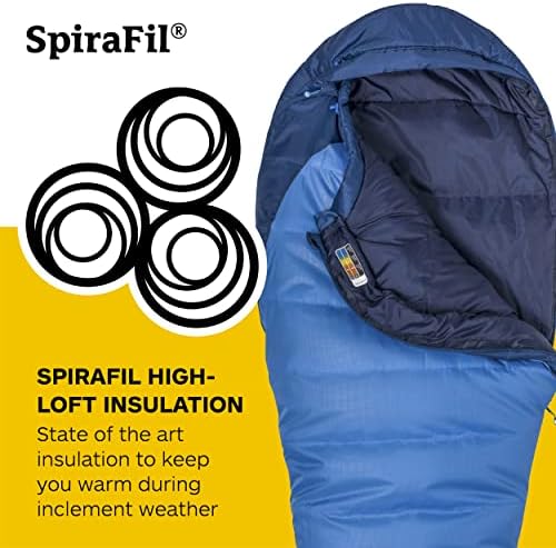 Marmot Men's Trestles 15° Sleeping Bag | Insulated, Water-Resistant, Left-Zip, Cobalt Blue/Blue Night