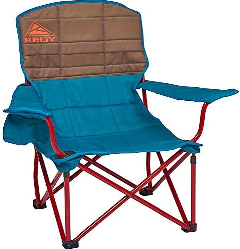 Kelty Lowdown Folding Chair, Camping Seat for Backyard Parties, Soccer Saturdays, Concerts, Beach, Tailgating (Lake)