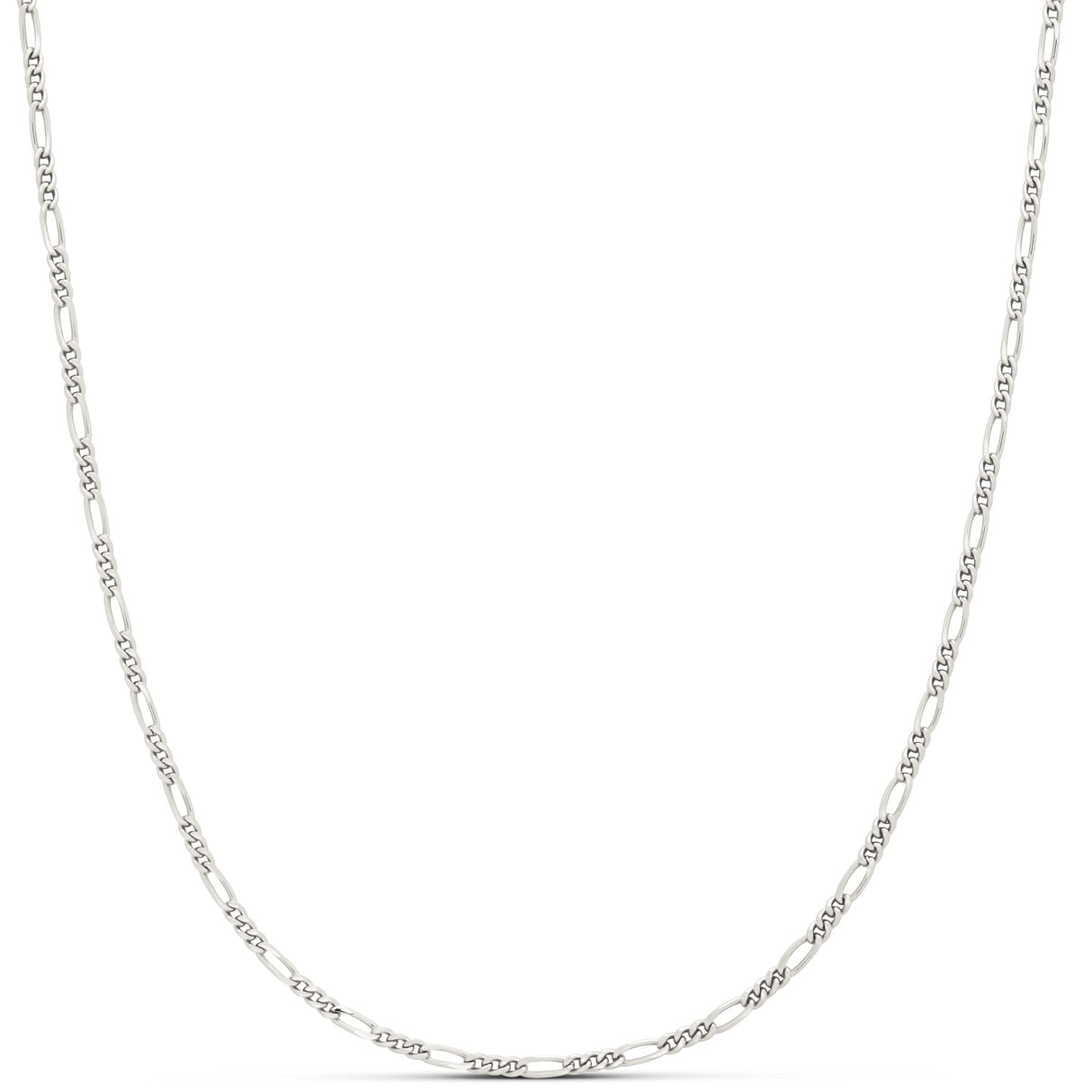 Amazon Essentials 14k Gold or Sterling Silver Plated Figaro Chain Necklace