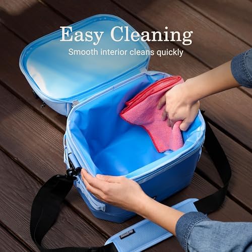 Coleman Pro 16-Can Premium Soft Cooler Lunchbox, Fully Insulated Lid & Body Stays Cold up to 30 Hours