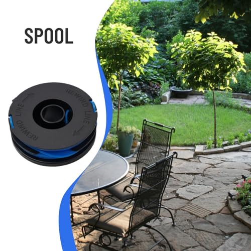 Strimmer Spool & Line,Trimmer Spool Line,Grass Strimmer Replacement Spool for Spear & Jackson GT450,GT600,N1F-GT-280/450-D,N1F-GT-300/600-D,S4528ET,S6030ET(2pcs)