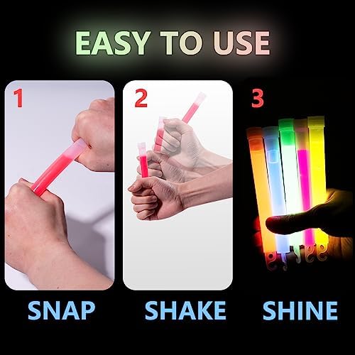 96 Pack Glow Sticks Bulk Party Supplies