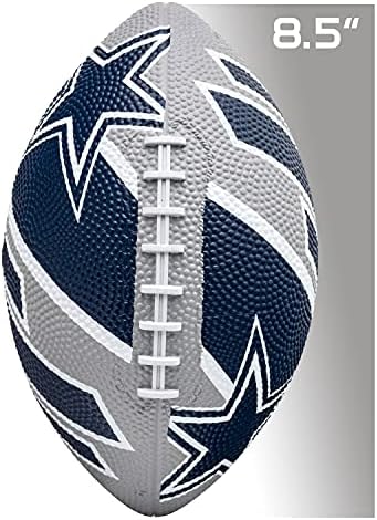 Franklin Sports NFL Team Footballs - Rubber Youth Mini Footballs for All NFL Teams - Kids Junior 8.5" Football - Official NFL Licensed Footballs