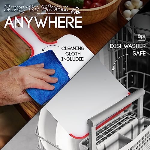 Camping Utensils Set, 21pcs Camp Cooking Kit with BBQ Tools, Knife Set & Spice Kit – Heat-Resistant Cutting Board, Dishwasher-Safe Cutlery for Outdoor, Hiking, Backpacking