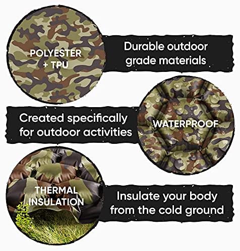 POWERLIX Camping Sleeping Pad - Ultralight Inflatable Camping Mattress Sleeping Mat for Backpacking, Hiking, Compact Lightweight Sleeping Pad, Inflation Bag/Repair Kit Included